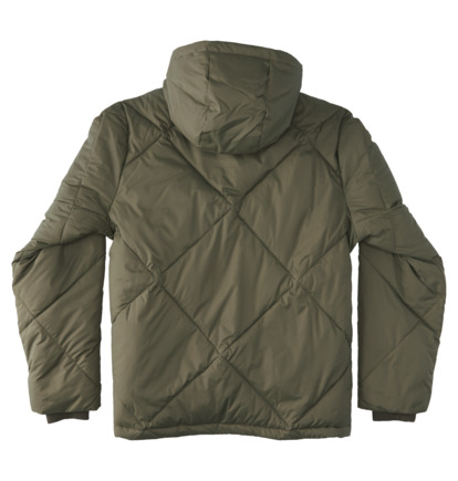 Brown Men DC Shoes Passage Puffer Jackets | DC-0639278