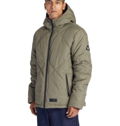 Brown Men DC Shoes Passage Puffer Jackets | DC-0639278