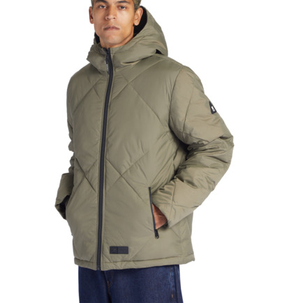 Brown Men DC Shoes Passage Puffer Jackets | DC-0639278