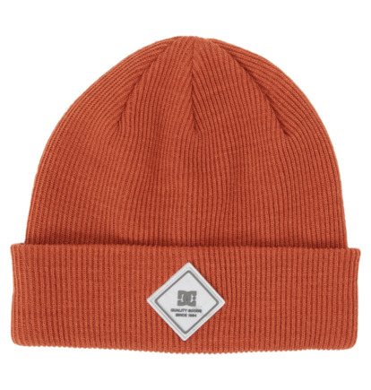 Brown Women DC Shoes Label Beanie | DC-4978306