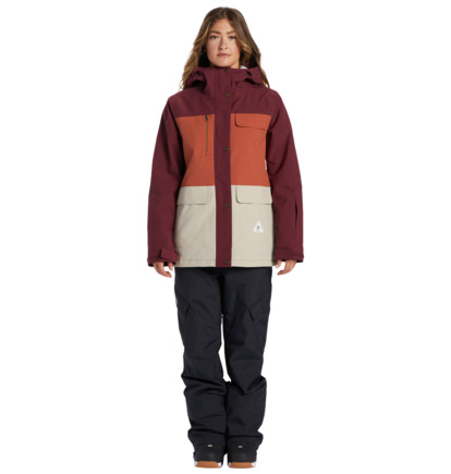 Brown Women DC Shoes Liberate Technical Snowboard Jackets | DC-1405687