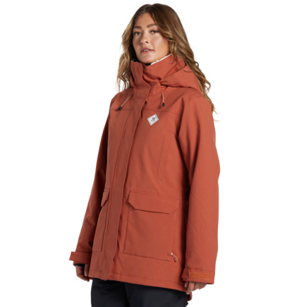 Brown Women DC Shoes Phoenix Parka Technical Snowboard Jackets | DC-5813607