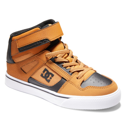 Brown / Black Kids' DC Shoes Pure High-Top EV Skate Shoes | DC-3154972