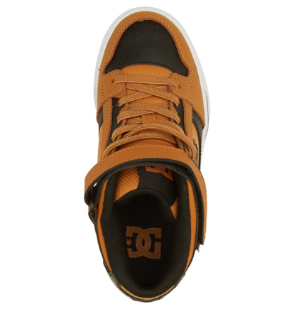 Brown / Black Kids' DC Shoes Pure High-Top EV Skate Shoes | DC-3154972