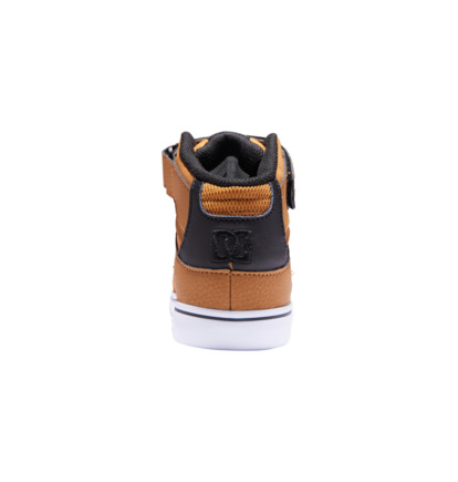 Brown / Black Kids' DC Shoes Pure High-Top EV Skate Shoes | DC-3154972