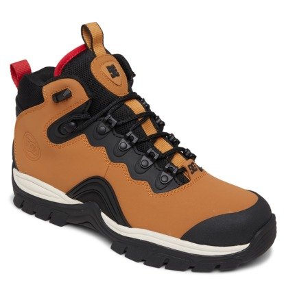 Brown / Black Men DC Shoes Navigator Leather Lace Winter Boots | DC-0941276