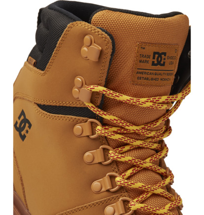 Brown / Black Men DC Shoes Peary Tr Leather Winter Boots | DC-9420876