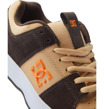 Brown / Brown / Orange Men DC Shoes Lynx Zero S Skate Shoes | DC-2786513