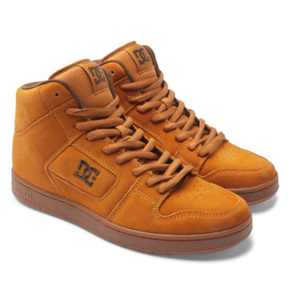 Brown / Chocolate Men DC Shoes Manteca 4 Hi Skate Shoes | DC-2765801