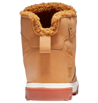 Brown / Chocolate Men DC Shoes Woodland Sherpa Lined Leather Winter Boots | DC-3520819