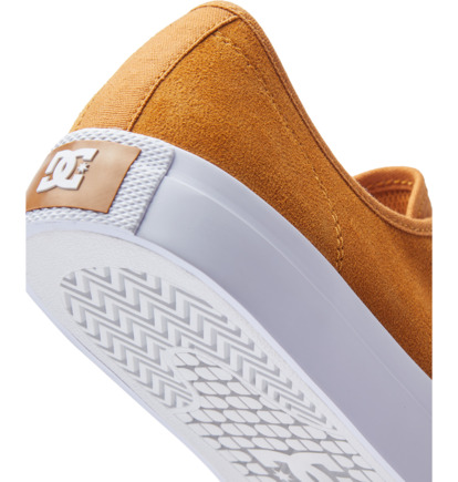 Brown / White Men DC Shoes Manual Le Skate Shoes | DC-4682073