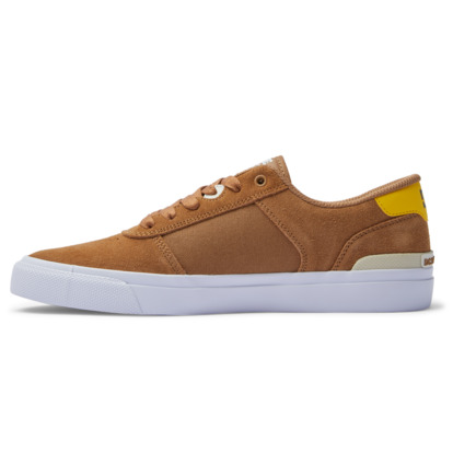 Brown / Yellow Men DC Shoes Teknic S Skate Shoes | DC-2378490