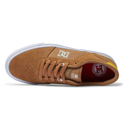 Brown / Yellow Men DC Shoes Teknic S Skate Shoes | DC-2378490