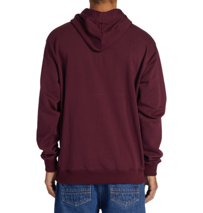 Burgundy Men DC Shoes Baseline Ph Hoodie | DC-6748513