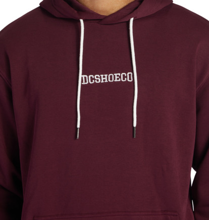 Burgundy Men DC Shoes Baseline Ph Hoodie | DC-6748513