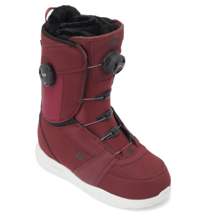 Burgundy / Black Women DC Shoes Lotus BOA® Snowboard Boots | DC-0392841