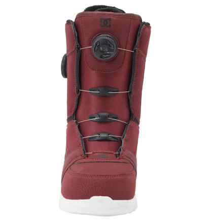 Burgundy / Black Women DC Shoes Lotus BOA® Snowboard Boots | DC-0392841