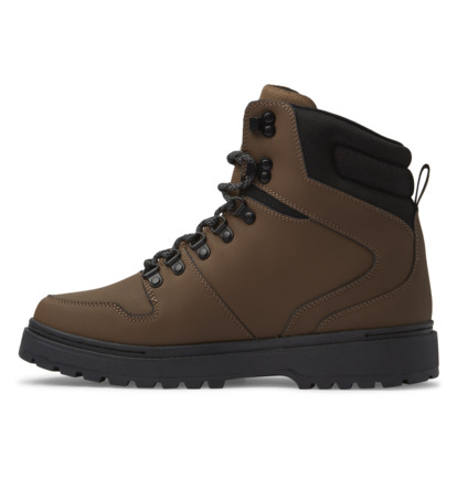 Dark Chocolate Men DC Shoes Peary Tr Leather Winter Boots | DC-3642951