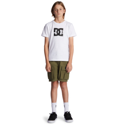 Dark Green Kids' DC Shoes Tundra Shorts | DC-6750439