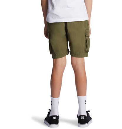 Dark Green Kids' DC Shoes Tundra Shorts | DC-6750439