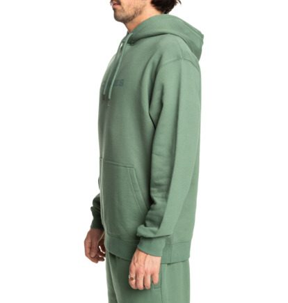 Dark Green Men DC Shoes In Between Pullover Hoodie | DC-9142356