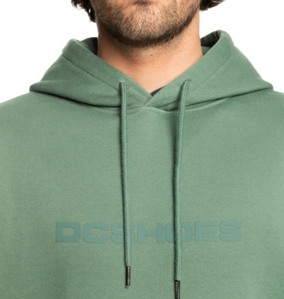 Dark Green Men DC Shoes In Between Pullover Hoodie | DC-9142356