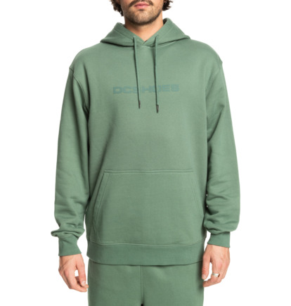 Dark Green Men DC Shoes In Between Pullover Hoodie | DC-9142356