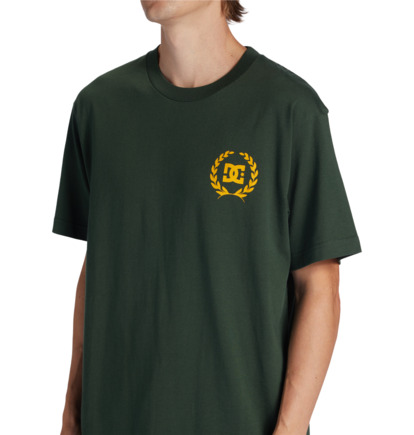 Dark Green Men DC Shoes Lifes Changing T-Shirt | DC-6789105