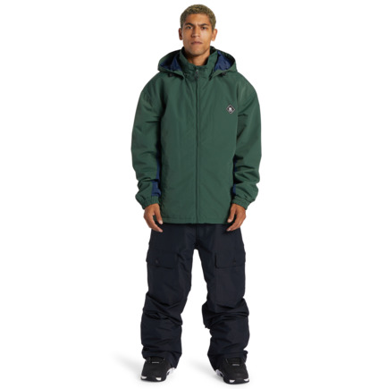 Dark Green Men DC Shoes Vista Technical Snowboard Jackets | DC-1368495