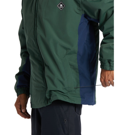 Dark Green Men DC Shoes Vista Technical Snowboard Jackets | DC-1368495