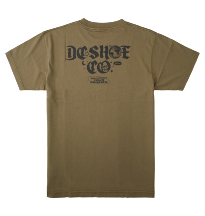 Dark Green Wash Men DC Shoes Friends T-Shirt | DC-4150269