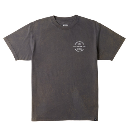 Dark Grey Men DC Shoes Around Here Short Sleeves T-Shirt | DC-7214958