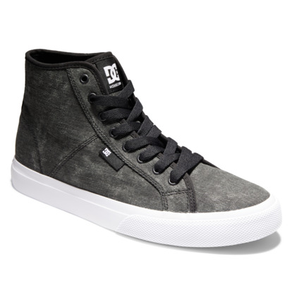 Dark Grey Men DC Shoes Manual High-Top Sneakers | DC-8257390