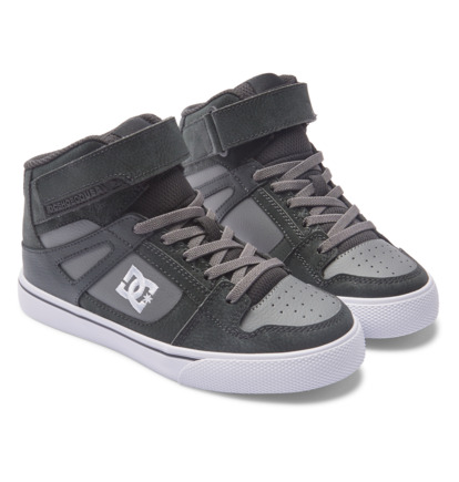 Dark Grey / Black Kids' DC Shoes Pure High-Top EV Skate Shoes | DC-9506871