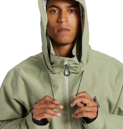 Green Men DC Shoes Basis 30K Technical Snowboard Jackets | DC-0835246