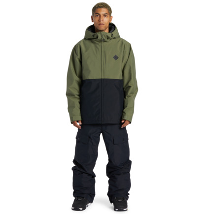 Green Men DC Shoes Basis Technical Snowboard Jackets | DC-4102785