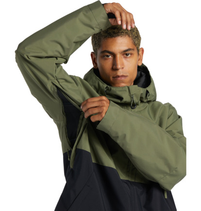 Green Men DC Shoes Basis Technical Snowboard Jackets | DC-4102785