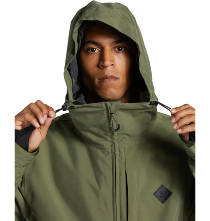 Green Men DC Shoes Basis Technical Snowboard Jackets | DC-4102785