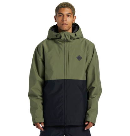 Green Men DC Shoes Basis Technical Snowboard Jackets | DC-4102785