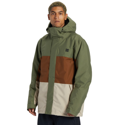 Green Men DC Shoes Defy Technical Snowboard Jackets | DC-4395216