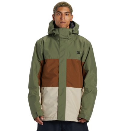 Green Men DC Shoes Defy Technical Snowboard Jackets | DC-4395216