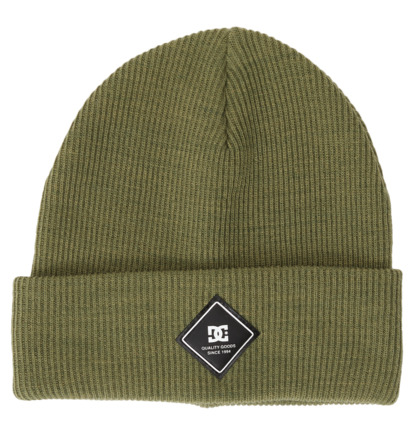 Green Men DC Shoes Label Beanie | DC-6821059