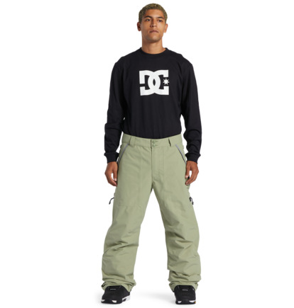 Green Men DC Shoes Squadron 30K Technical Snowboard Pants | DC-6943801