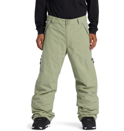 Green Men DC Shoes Squadron 30K Technical Snowboard Pants | DC-6943801