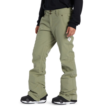 Green Women DC Shoes Viva Technical Snowboard Pants | DC-7954086