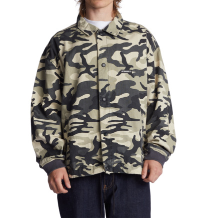 Grey Camo Men DC Shoes Neuro Coaches Jackets | DC-1759806