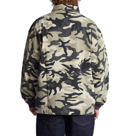 Grey Camo Men DC Shoes Neuro Coaches Jackets | DC-1759806