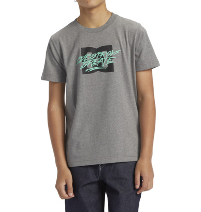 Grey Kids' DC Shoes Flyer T-Shirt | DC-5324807