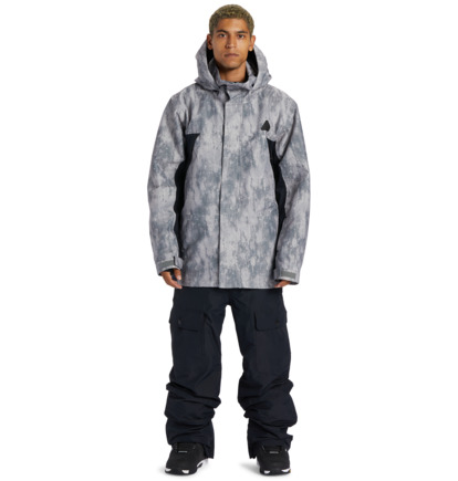 Grey Men DC Shoes Command 45K Technical Snowboard Jackets | DC-8642739