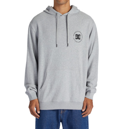 Grey Men DC Shoes Concrete Hoodie | DC-8130462